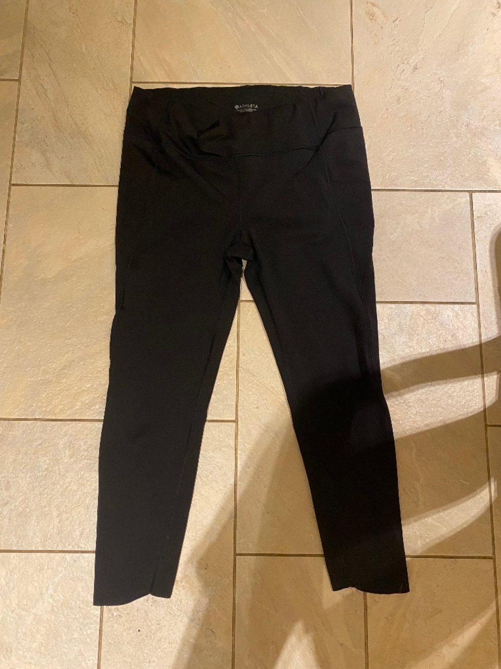 Athleta women’s large spandex pants black